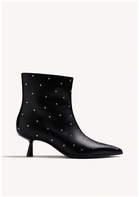 Botines Negro Tachas Kitten