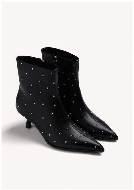 Botines Negro Tachas Kitten